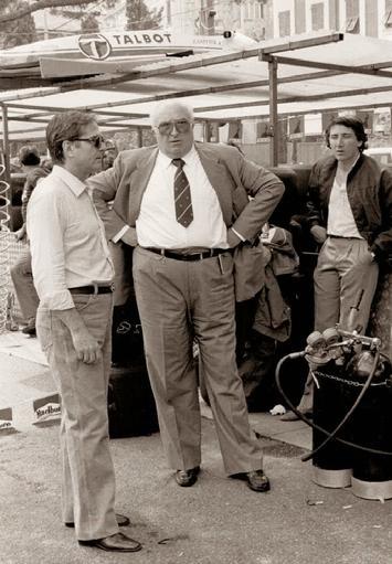 Dott. Camillo Marchetti, PR Director of Alfa Romeo S.p.A. and Ing. Chiti